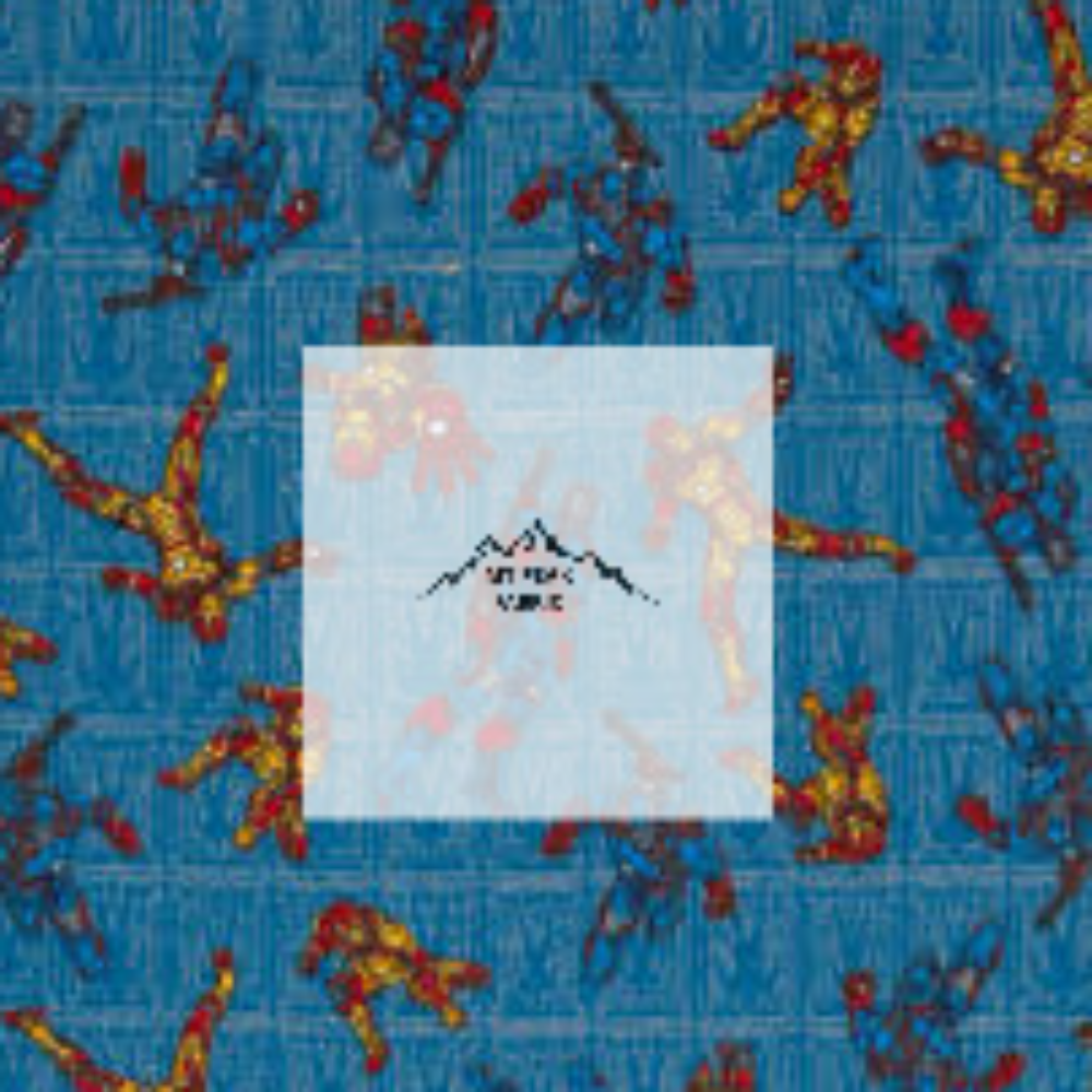 Great for any fan of Ironman. This 100% flannel/cotton fabric is perfect for quilting, apparel, and many other sewing or crafting projects. This print features a variety of Ironman suites on a blue background. Sold by the yard and half yard increments.