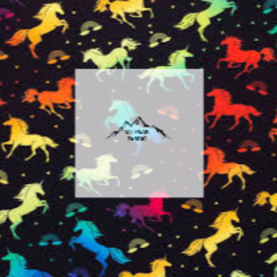 Great for any fan of unicorns. This 100% flannel/cotton fabric is perfect for quilting, apparel, and many other sewing or crafting projects. This print features rainbow colored unicorns, and rainbows on a black background. Sold by the yard and half yard increments.