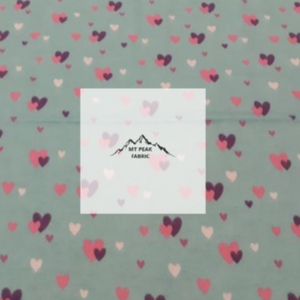 Great for anyone who loves hearts. This 100% flannel/cotton fabric is perfect for quilting, apparel, and many other sewing or crafting projects. This print features purple, blue, and pink hearts on a blue background. Sold by the yard and half yard increments.
