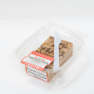 Valley Fudge & Candy-English Toffee Crunch Fudge (1/2 lb Package)
