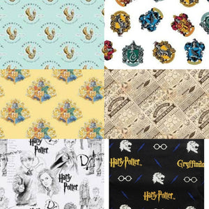 Harry Potter Fat Quarter Cotton Fabric Bundle (6 Pieces)