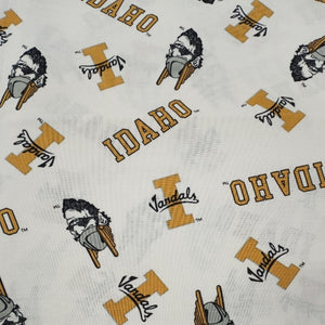 College Idaho Vandals Cotton Fabric