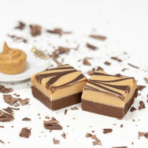 Valley Fudge & Candy-Peanut Butter Chocolate Fudge (1/2 lb Package)