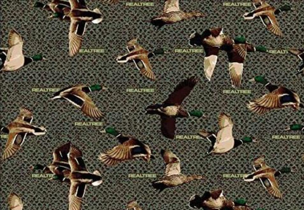 Realtree Ducks on Camo Fabric