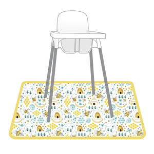 Busy Bees Splash Mat by BapronBaby