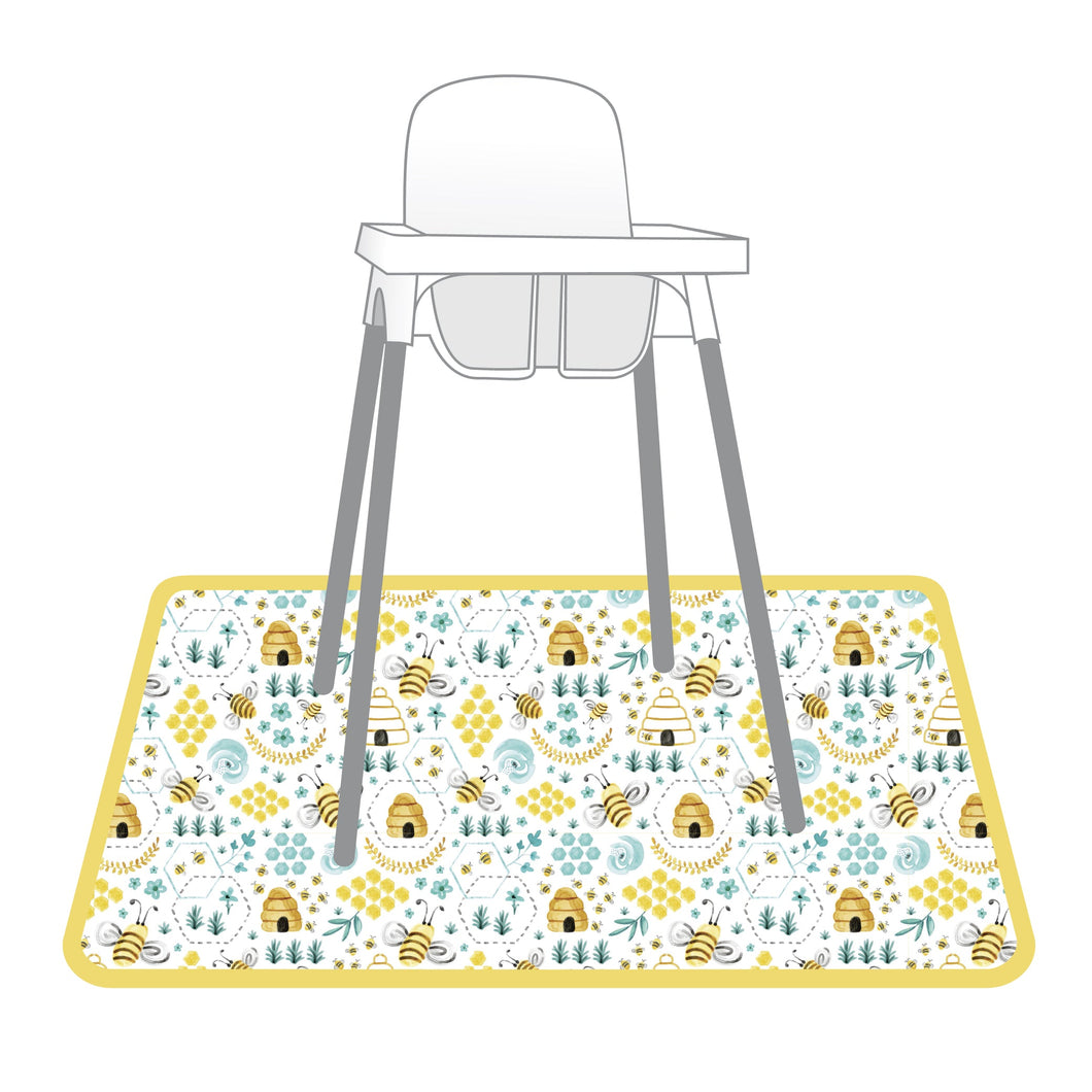 Busy Bees Splash Mat by BapronBaby
