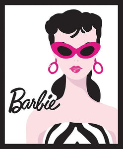 Barbie White 36"x43.5" Panel Fabric