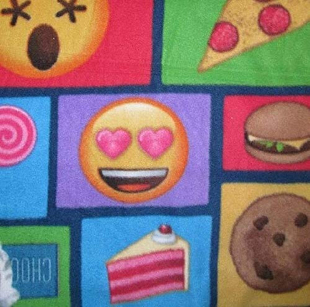 Food Icons Fleece Fabric
