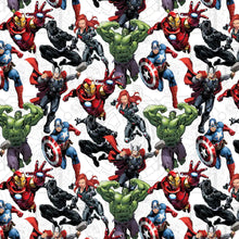 Load image into Gallery viewer, Avengers Unite Cotton Calico Fabric
