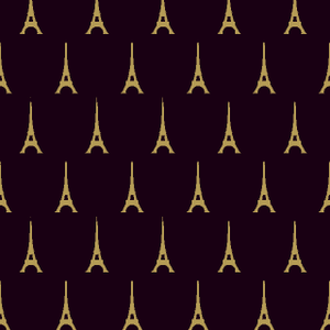 Eiffel Tower Cotton Fabric