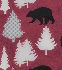 Bear Flannel Fabric