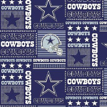 Load image into Gallery viewer, Handmade Valance or Curtain Panel Cowboys Patch
