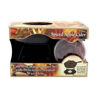 Bright Ideas Candle Wax Warmer Gift Pack, Spiced Apple Cider