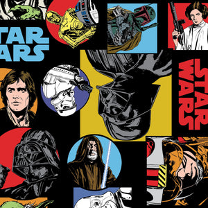 Star Wars Characters Multi Cotton Fabric