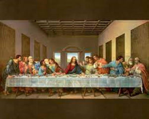 Faith The Last Supper Panel Fabric
