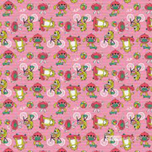 Have Fun Stay Safe "Pink" Cotton Fabric