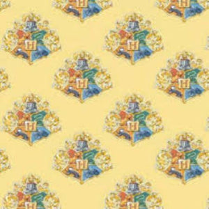 Harry Potter House Shields Cotton Fabric