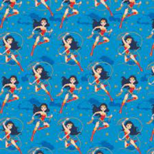 DC Justice League JR Wonder Woman Cotton Fabric