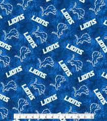 Lions Flannel Fabric