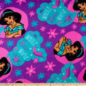Aladdin Princess Jasmine A Whole New World Fleece Fabric