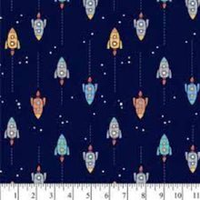 Load image into Gallery viewer, Handmade Blanket, Burp Rag/ Security Blanket, and Bib Spaceships Navy
