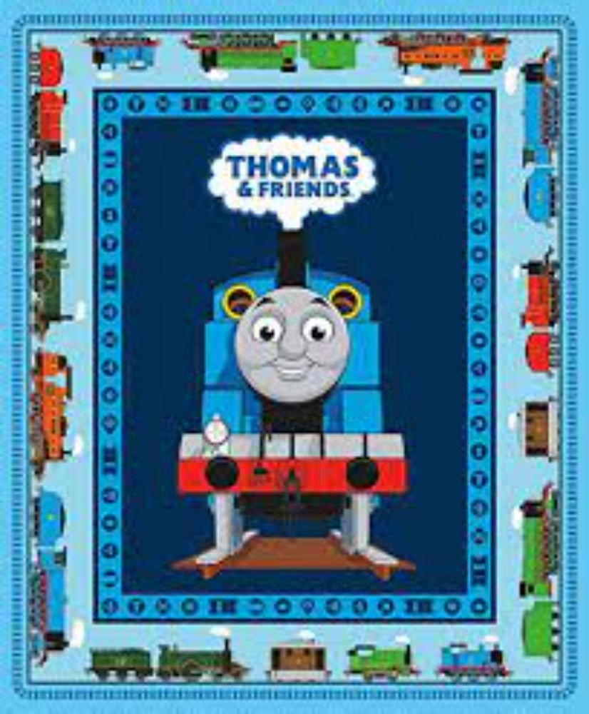 Thomas the Train Panel Fabric