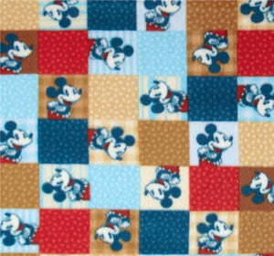 Mickey Mouse Patch Fleece Fabric