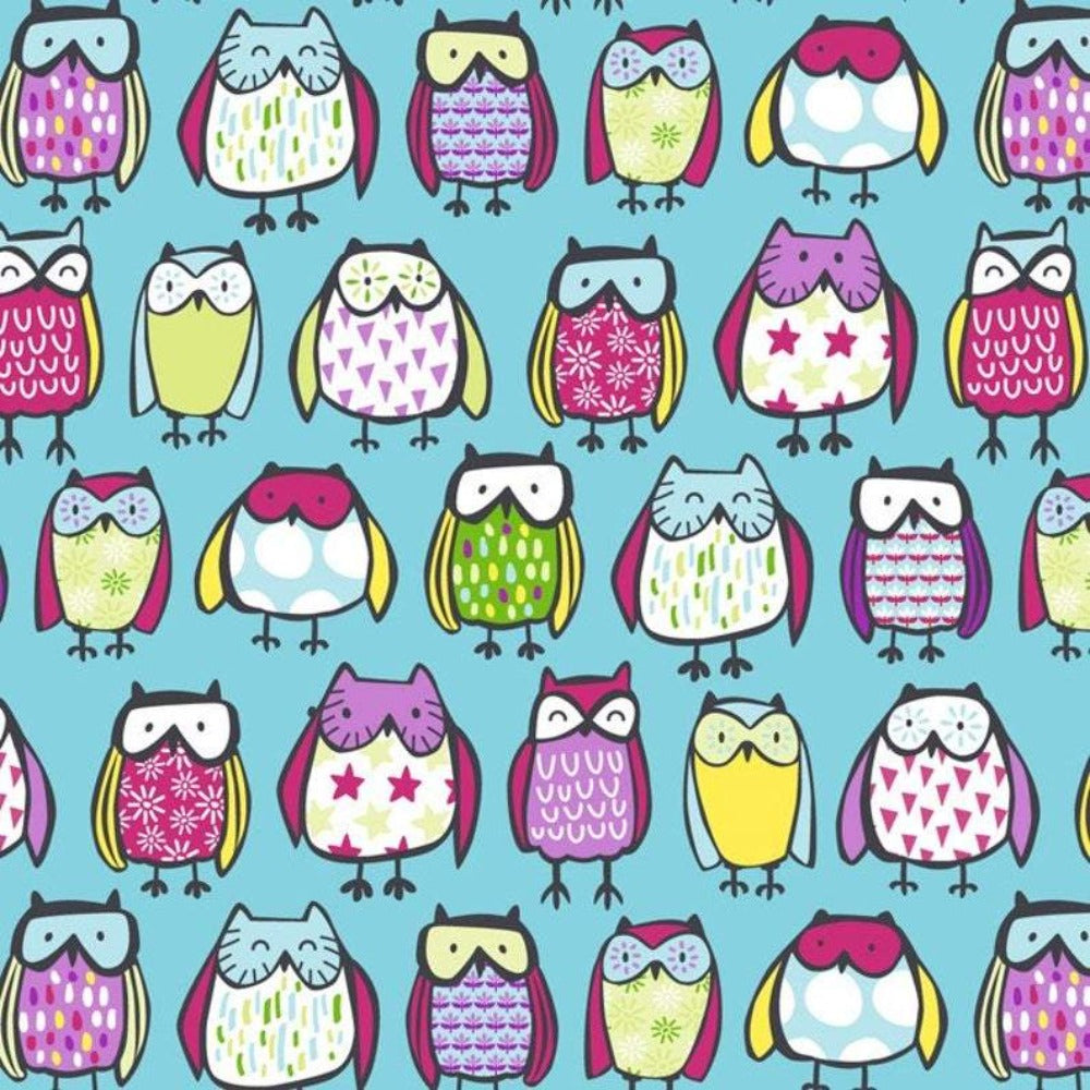 Owl Fleece Fabric