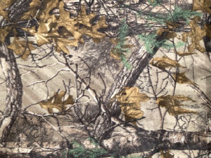 Real Tree Camouflage Fleece Fabric