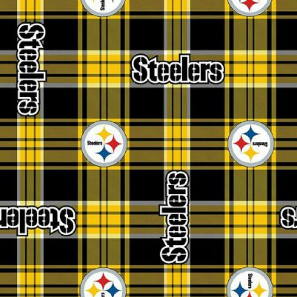 Steelers Plaid Fleece