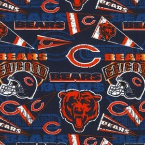 Bears Flag Cotton Fabric