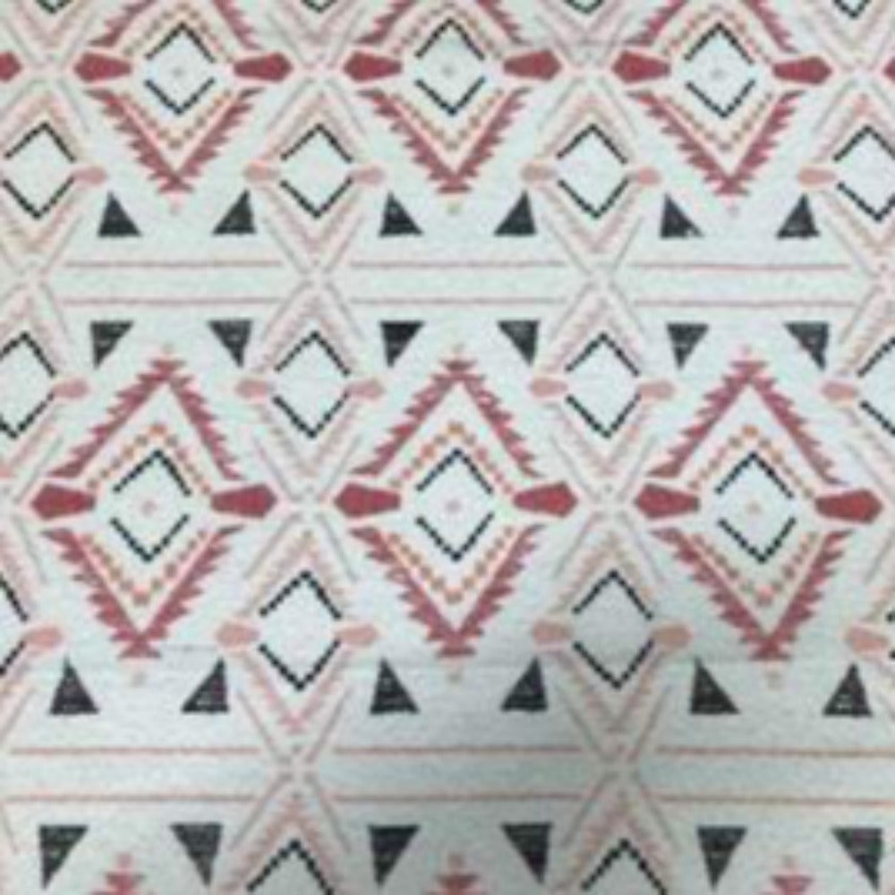 Western Red Flannel Fabric
