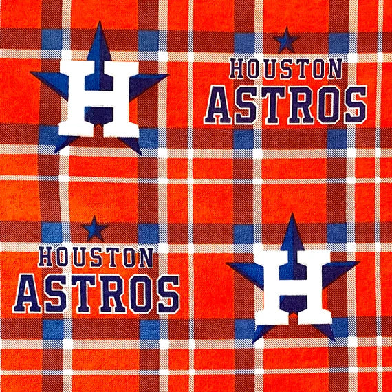 Astros Flannel Fabric