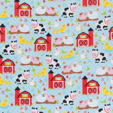 Load image into Gallery viewer, Farm Animals Flannel Fabric
