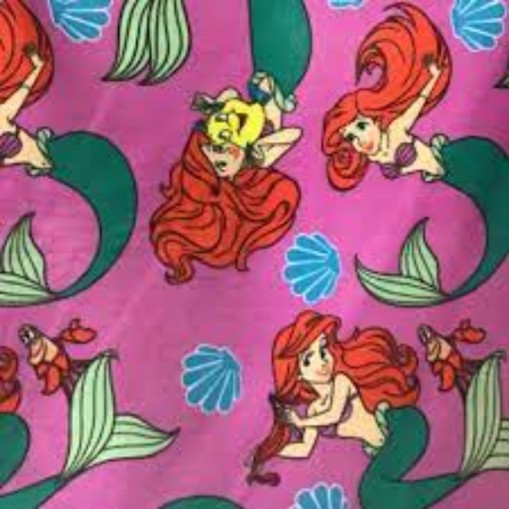 The Little Mermaid Fleece Fabric