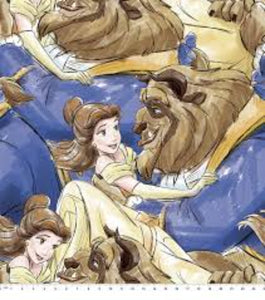 Disney Princess Belle Multi Fleece Fabric
