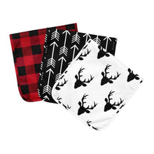 Load image into Gallery viewer, Burp Cloths - Woodland Collection
