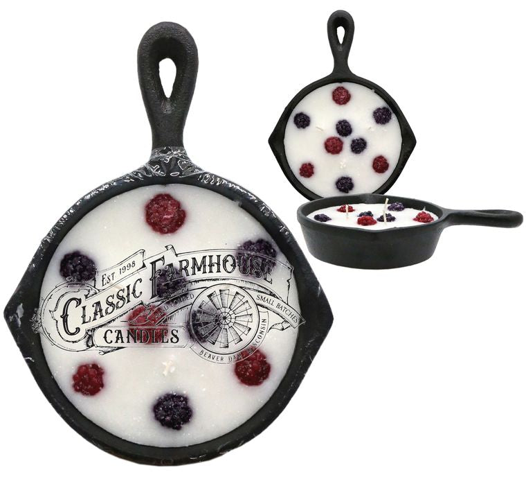 Wildberries 8 oz Cast Iron Pan Candle