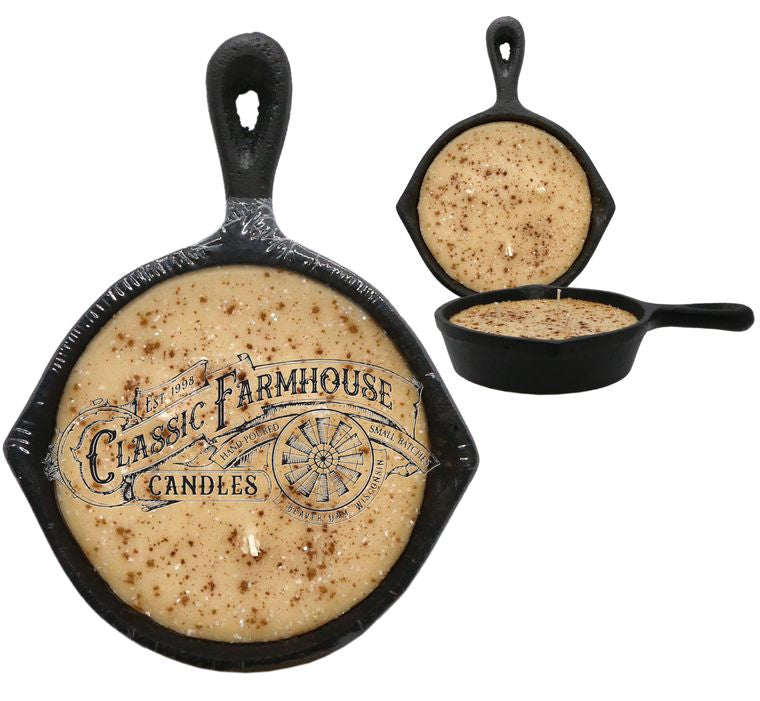 Snickerdoodle 8 oz Cast Iron Pan Candle