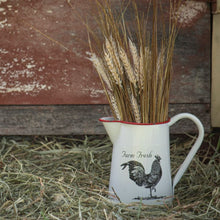 Load image into Gallery viewer, Enamel Rooster Pitcher
