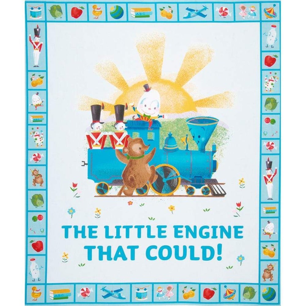 Little Engine That Could Panel Fabric