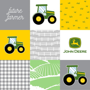 John Deere Future Farmer Patchwork Cotton Fabric