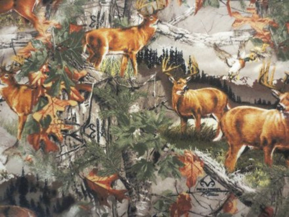 Realtree Deer Country Flannel Fabric