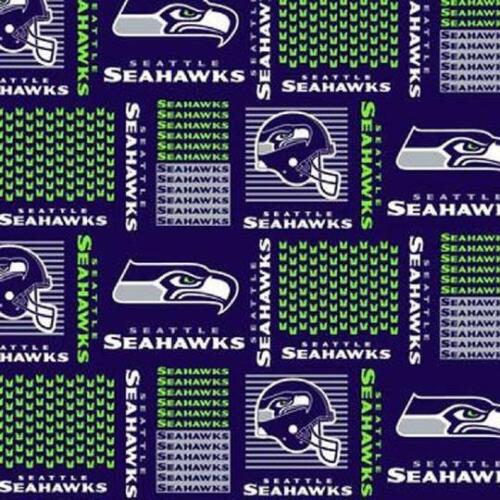 Seahawks Patch Cotton Fabric