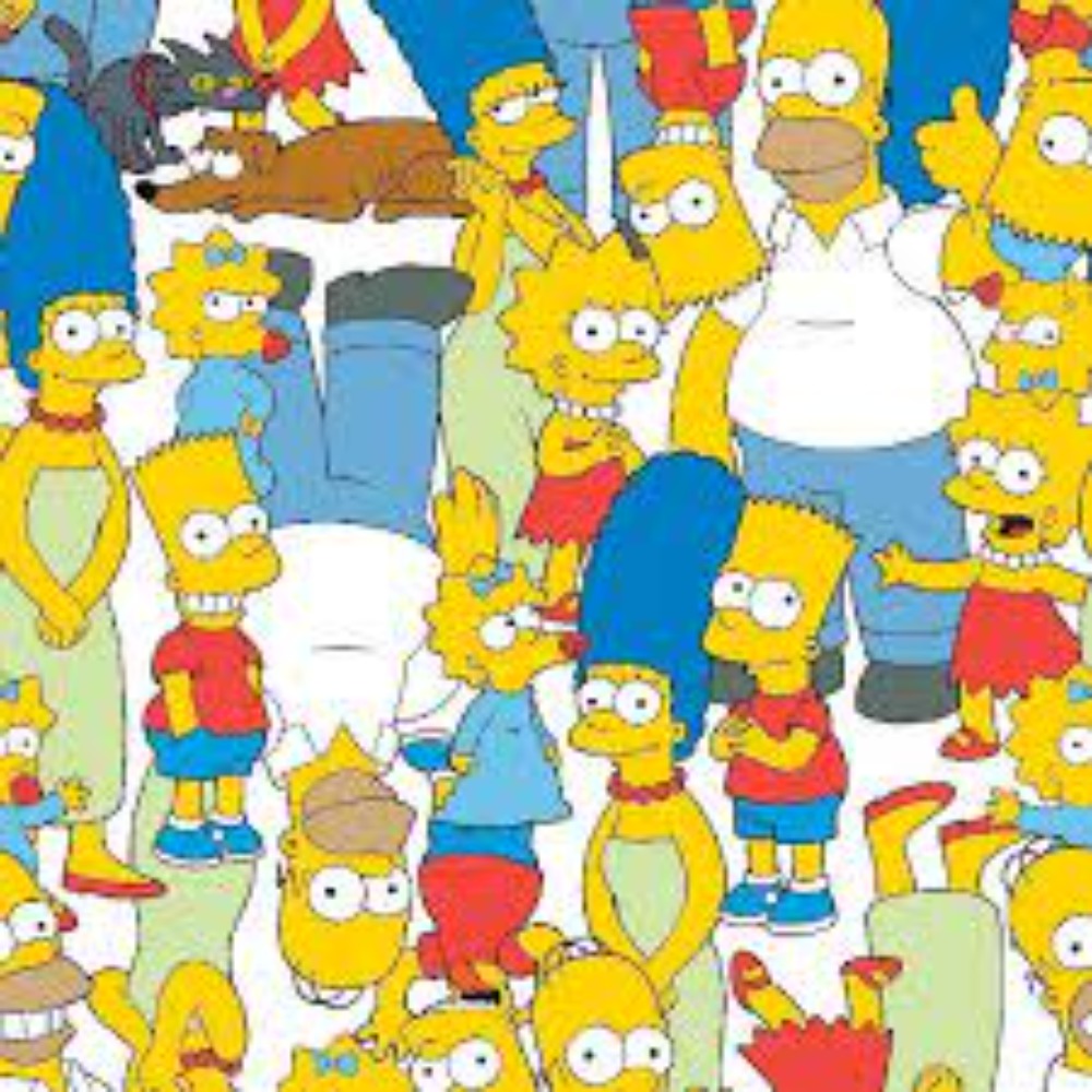 Simpsons Packed Cotton Fabric