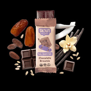 Skout Organic Chocolate Brownie Kids Bar 6 pack