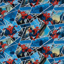 Load image into Gallery viewer, Spider-Man Cotton Calico Fabric
