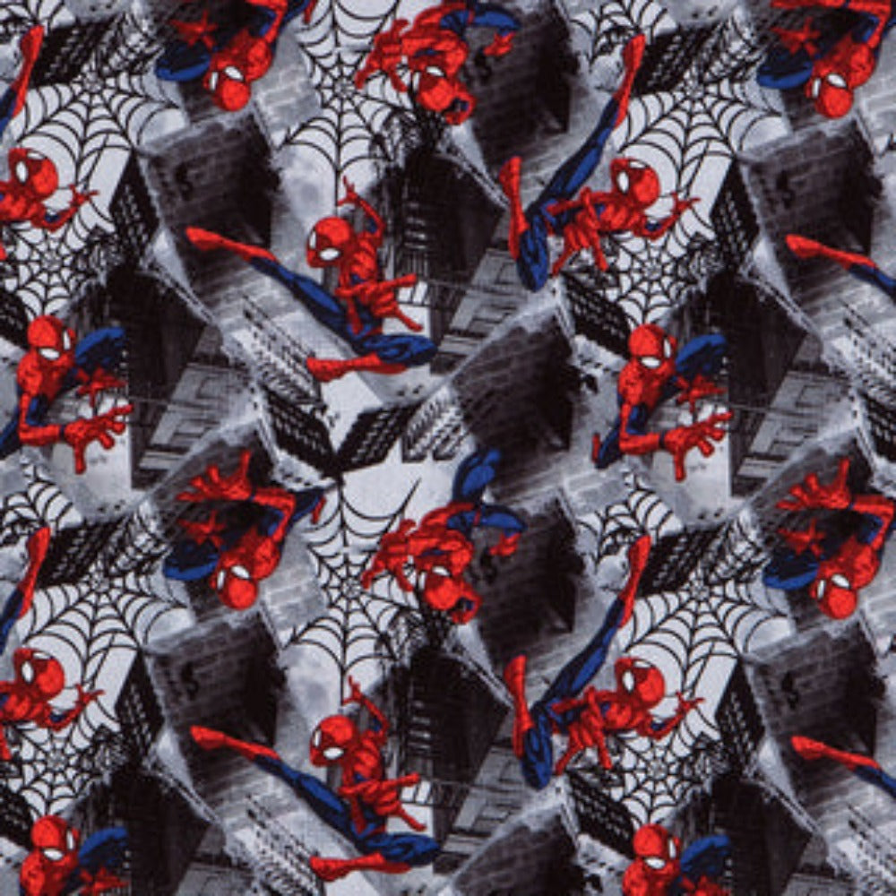 Neighborhood Spiderman Cotton Fabric
